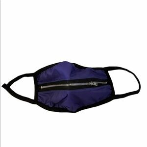 Fashion Cotton Zippered Face‎ Mask Purple